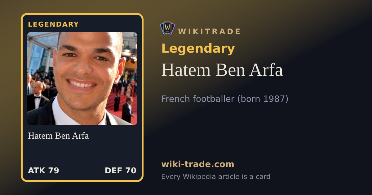 Hatem Ben Arfa — Legendary card