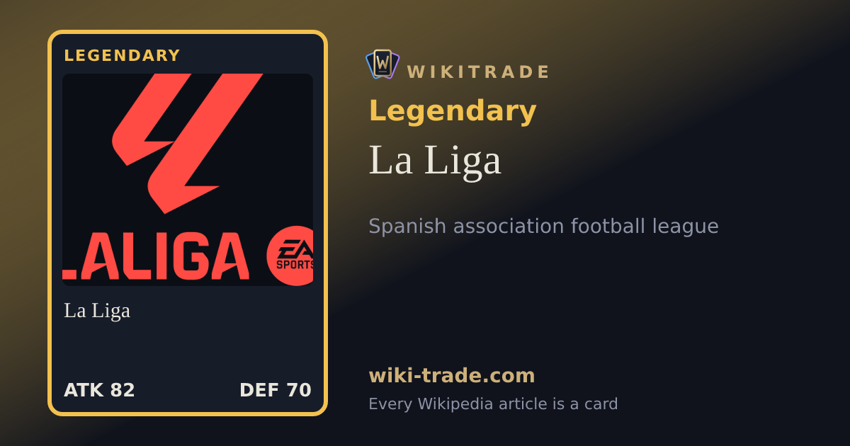 La Liga — Legendary card