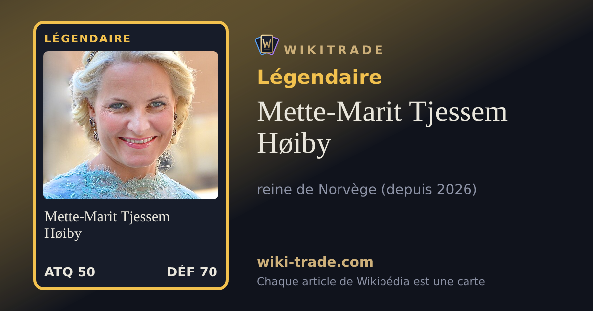 Mette-Marit Tjessem Høiby — carte Légendaire