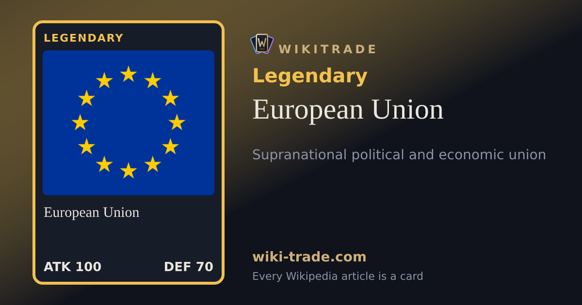 European Union — Legendary card