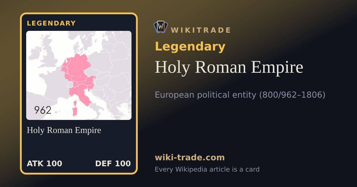 Holy Roman Empire — Legendary card