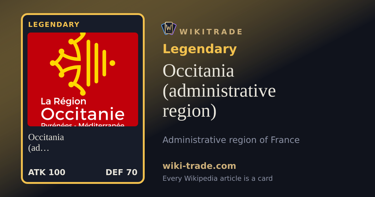 Occitania (administrative region) — Legendary card
