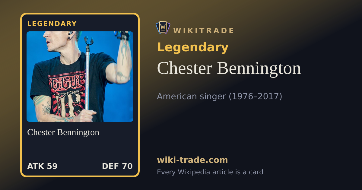 Chester Bennington — Legendary card