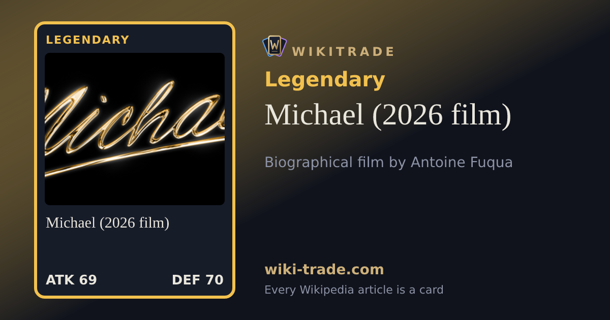 Michael (2026 film) — Legendary card