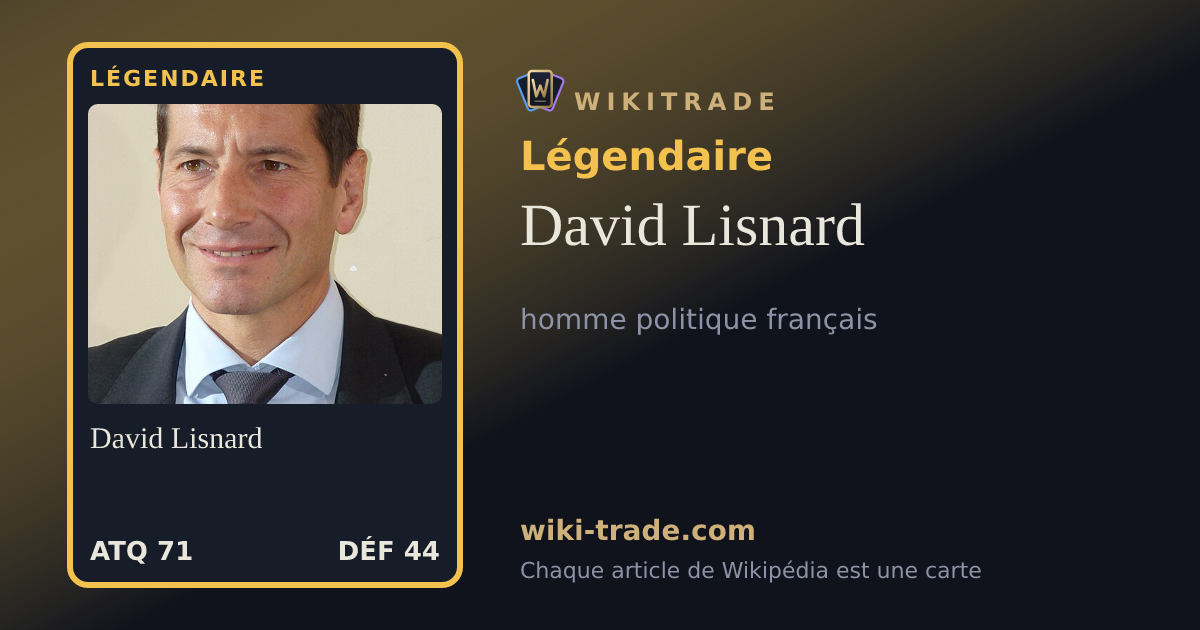 David Lisnard — carte Légendaire