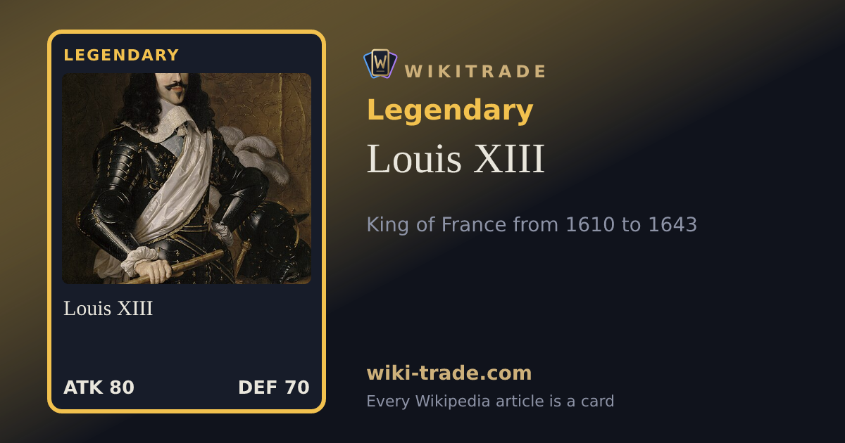 Louis XIII — Legendary card