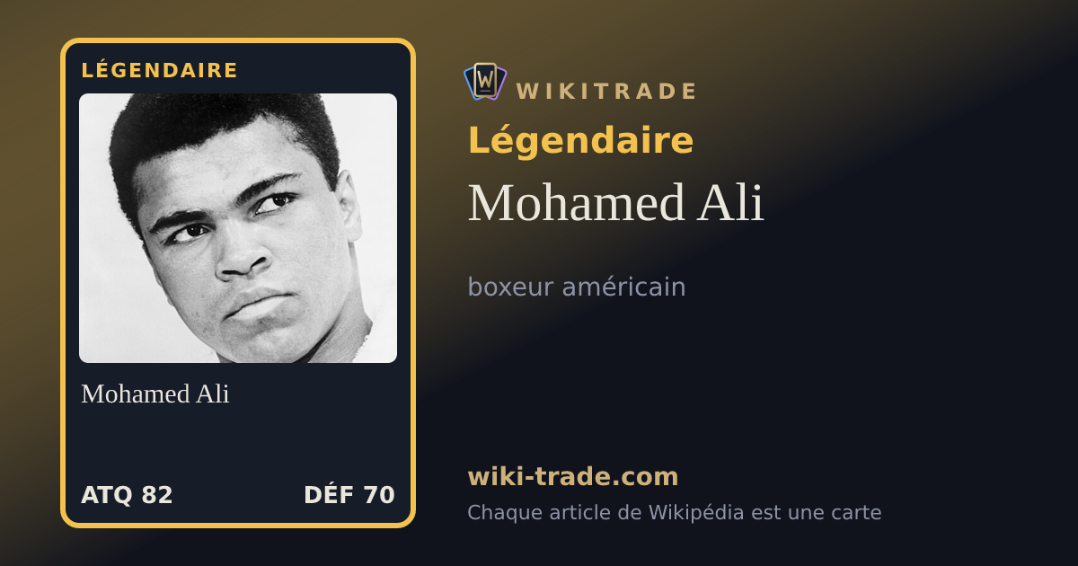 Mohamed Ali — carte Légendaire