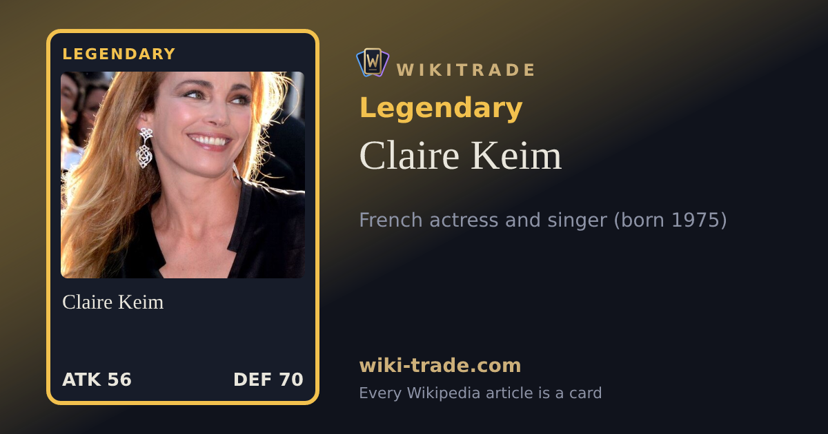 Claire Keim — Legendary card
