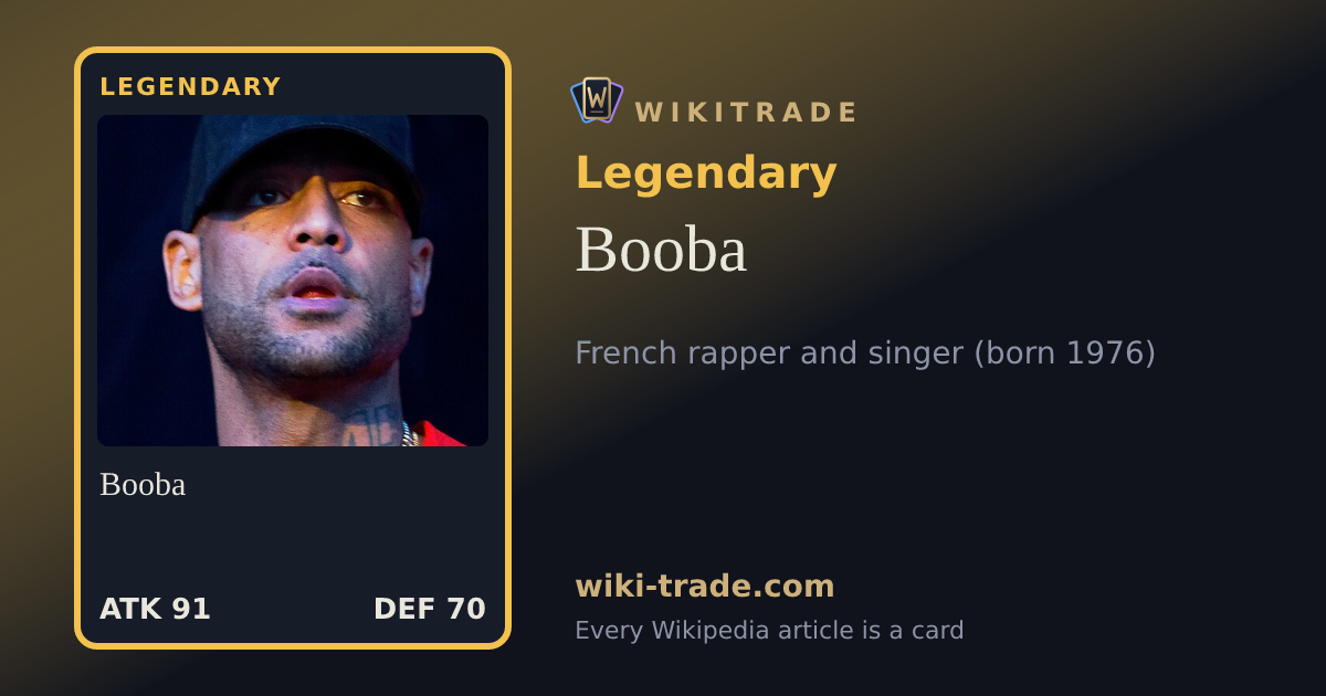 Booba — Legendary card