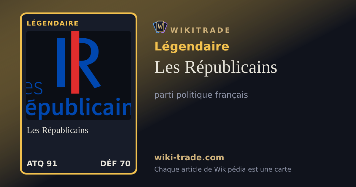 Les Républicains — carte Légendaire