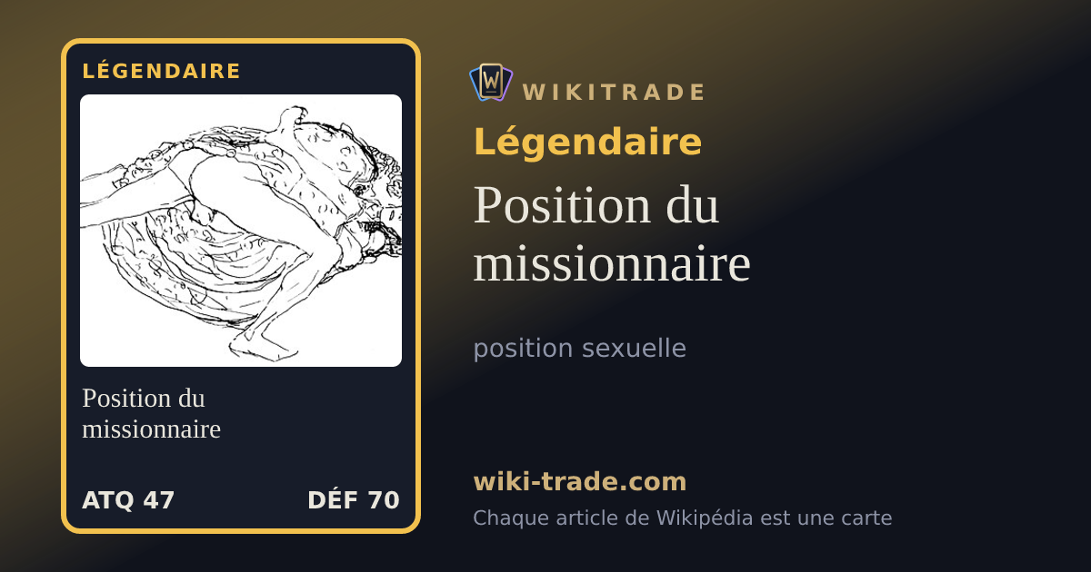 Position du missionnaire — carte Légendaire