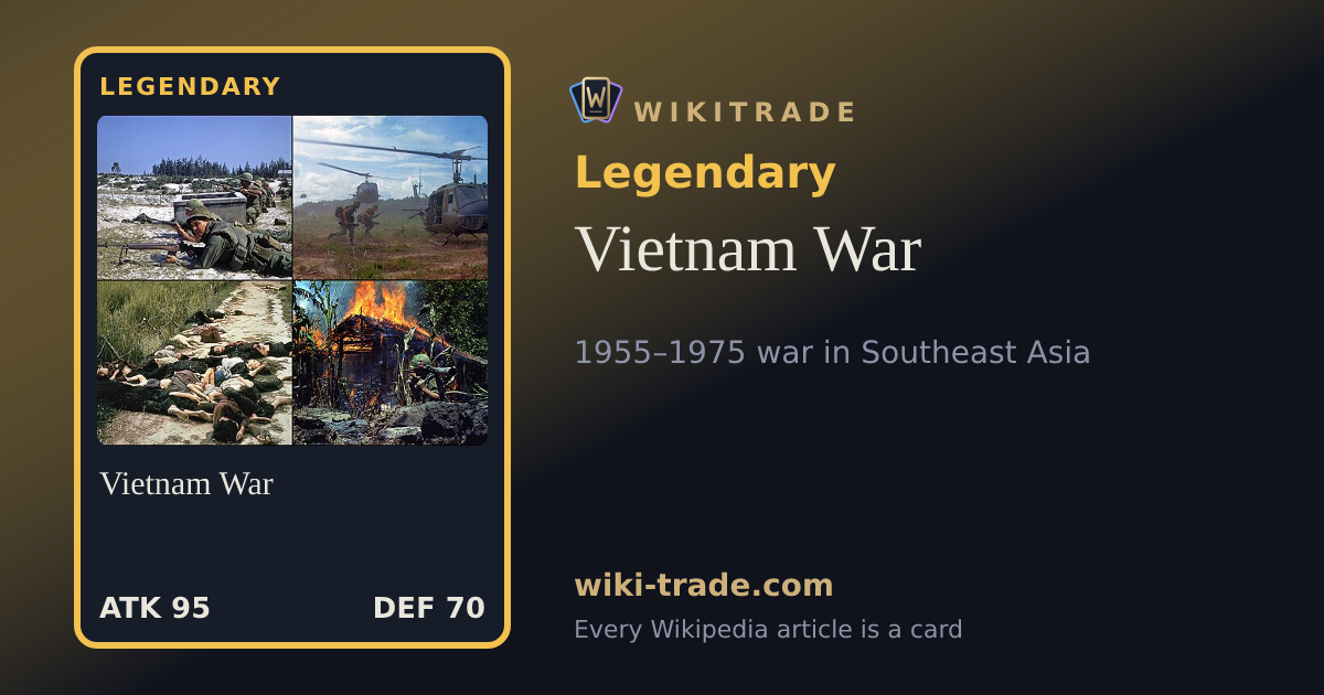 Vietnam War — Legendary card