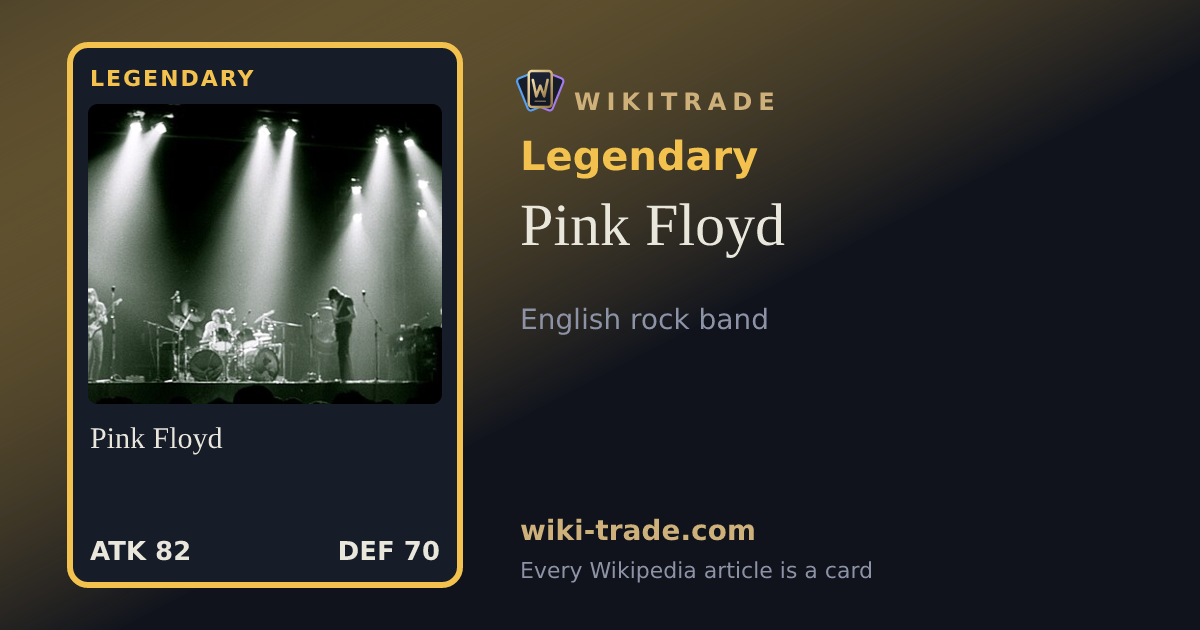 Pink Floyd — Legendary card