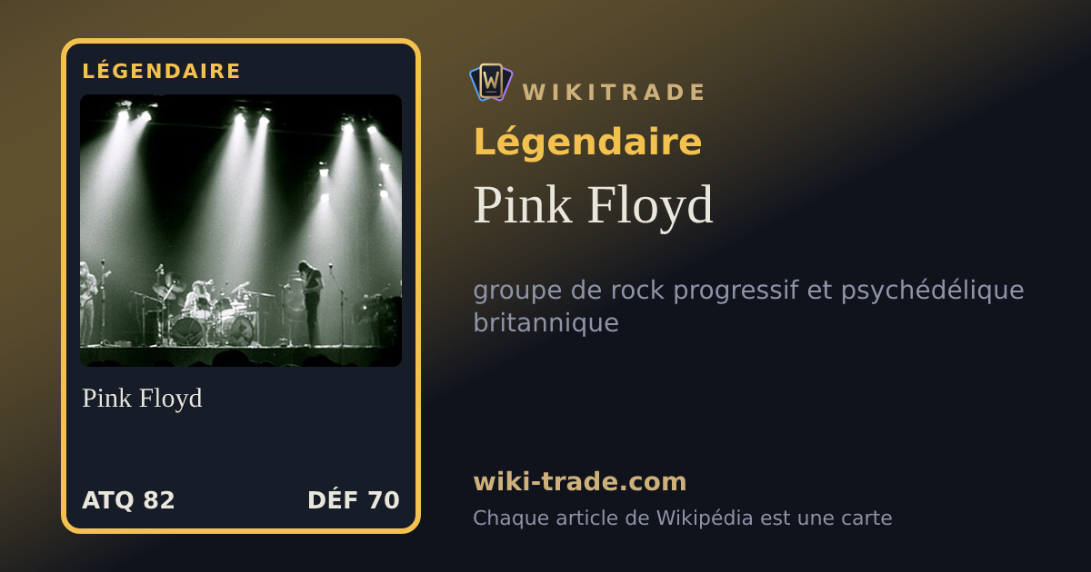 Pink Floyd — carte Légendaire