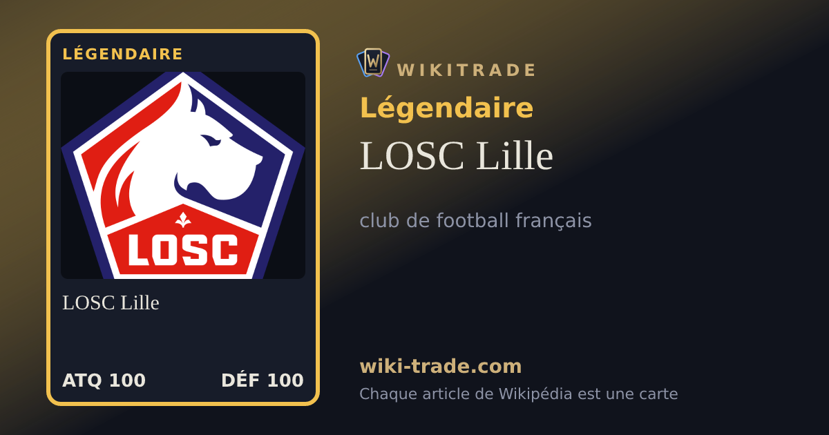 LOSC Lille — carte Légendaire