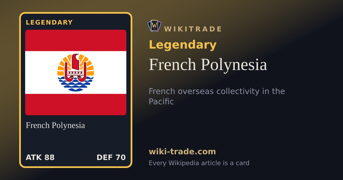 French Polynesia — Legendary card