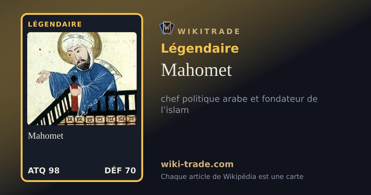 Mahomet — carte Légendaire