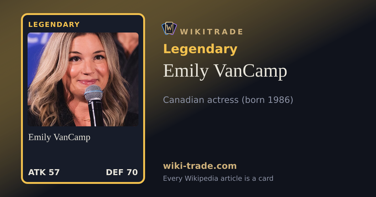 Emily VanCamp — Legendary card