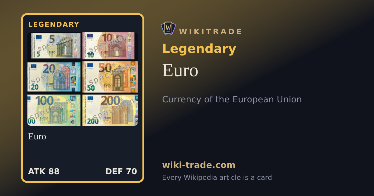 Euro — Legendary card