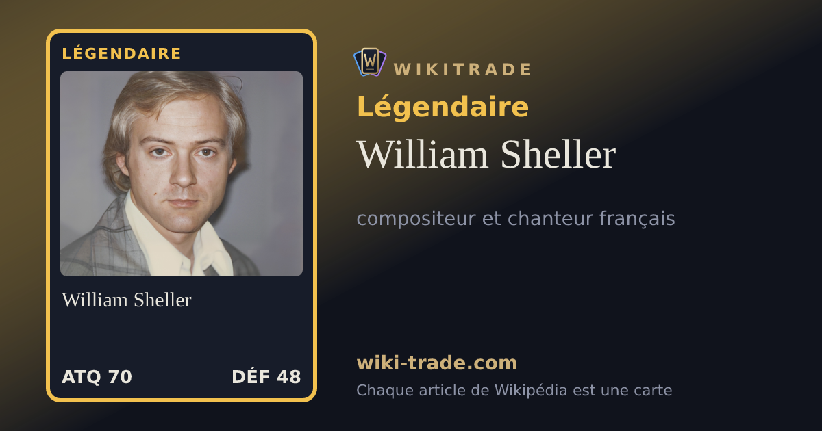 William Sheller — carte Légendaire