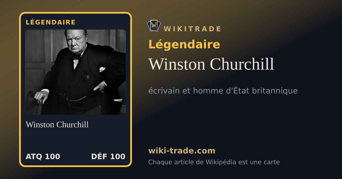 Winston Churchill — carte Légendaire