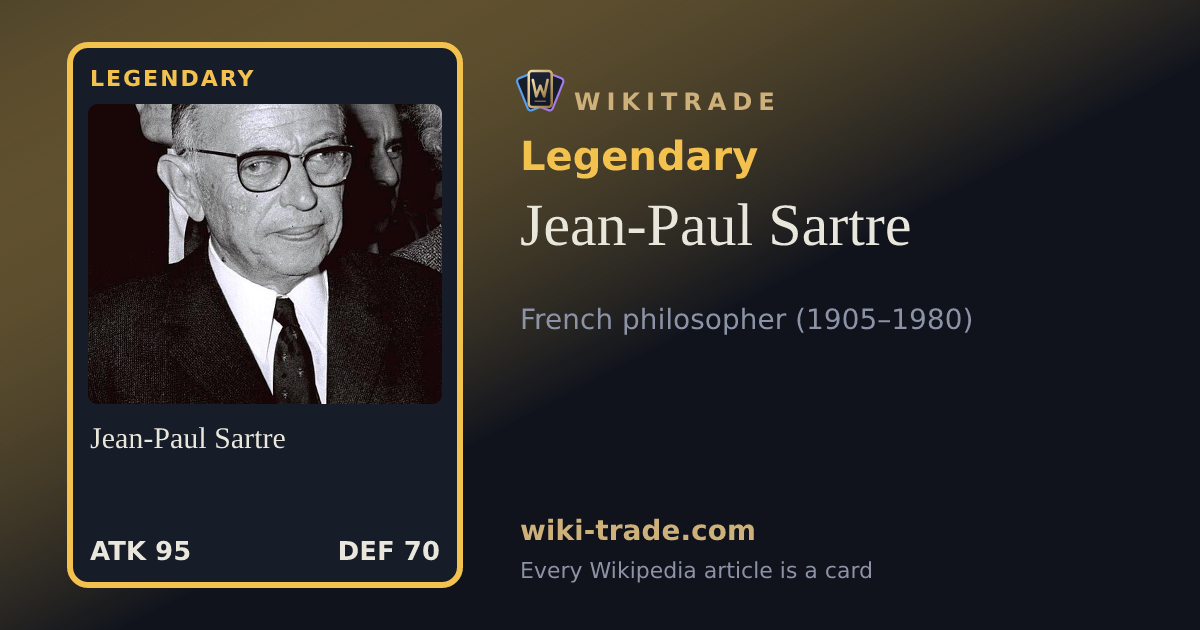 Jean-Paul Sartre — Legendary card