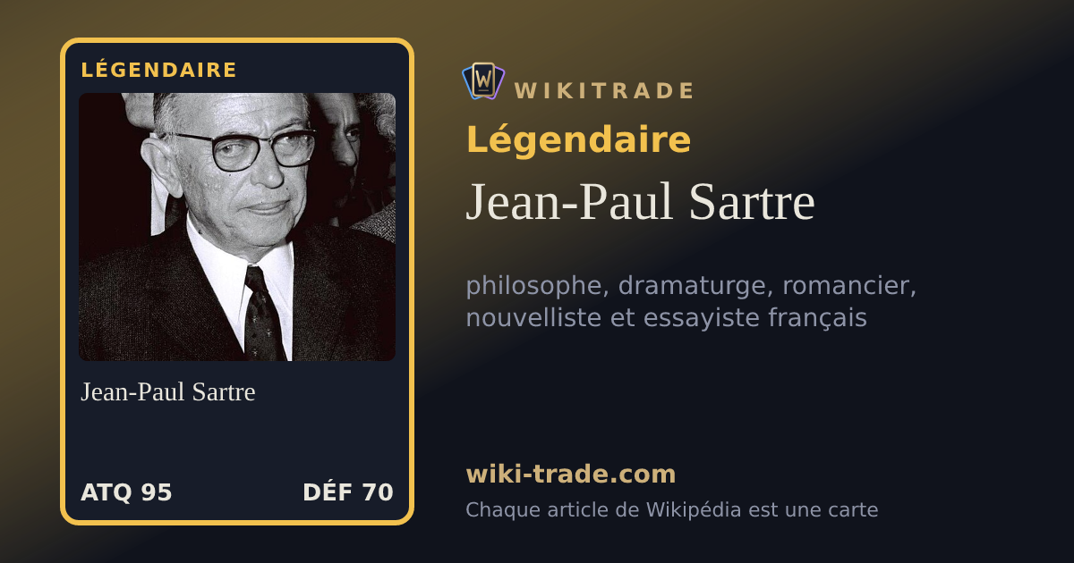 Jean-Paul Sartre — carte Légendaire