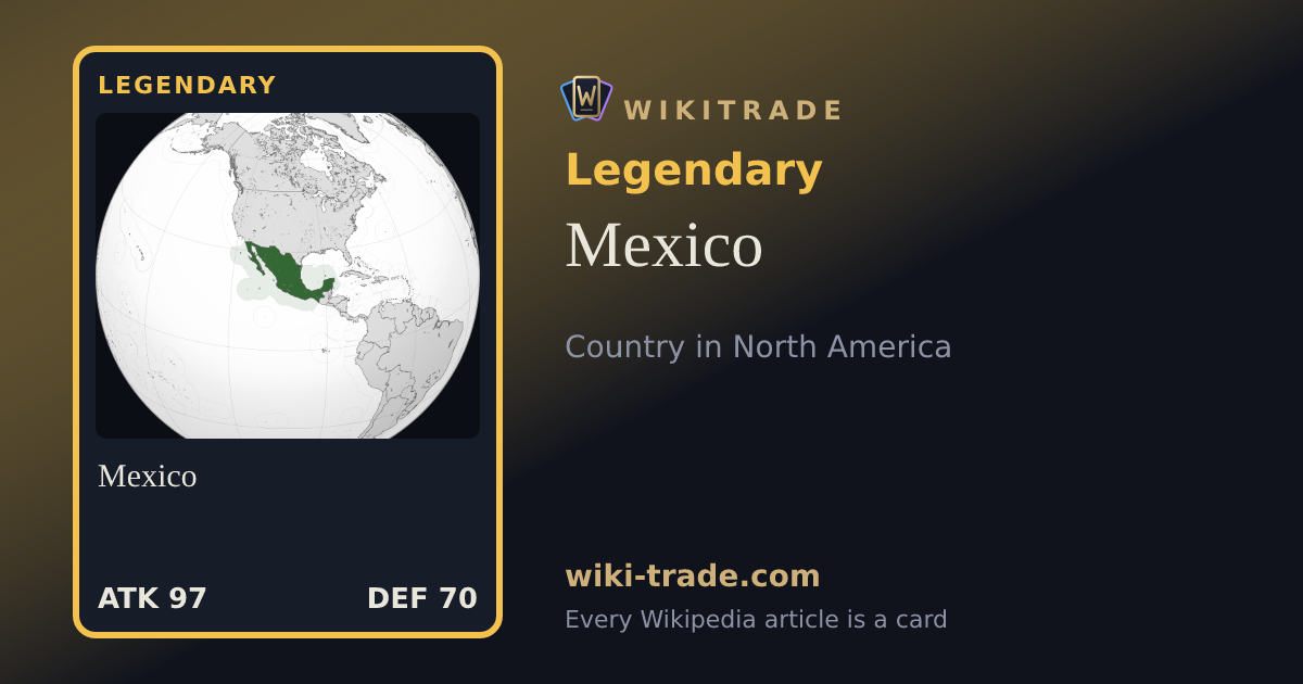 Mexico — Legendary card