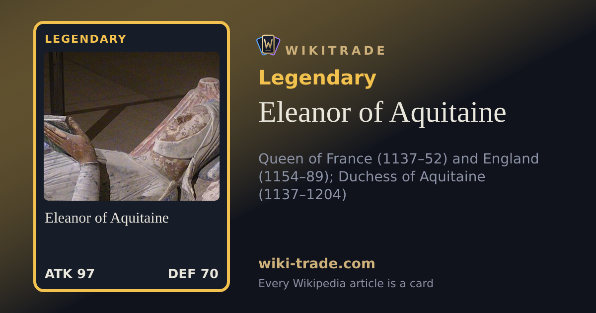 Eleanor of Aquitaine — Legendary card