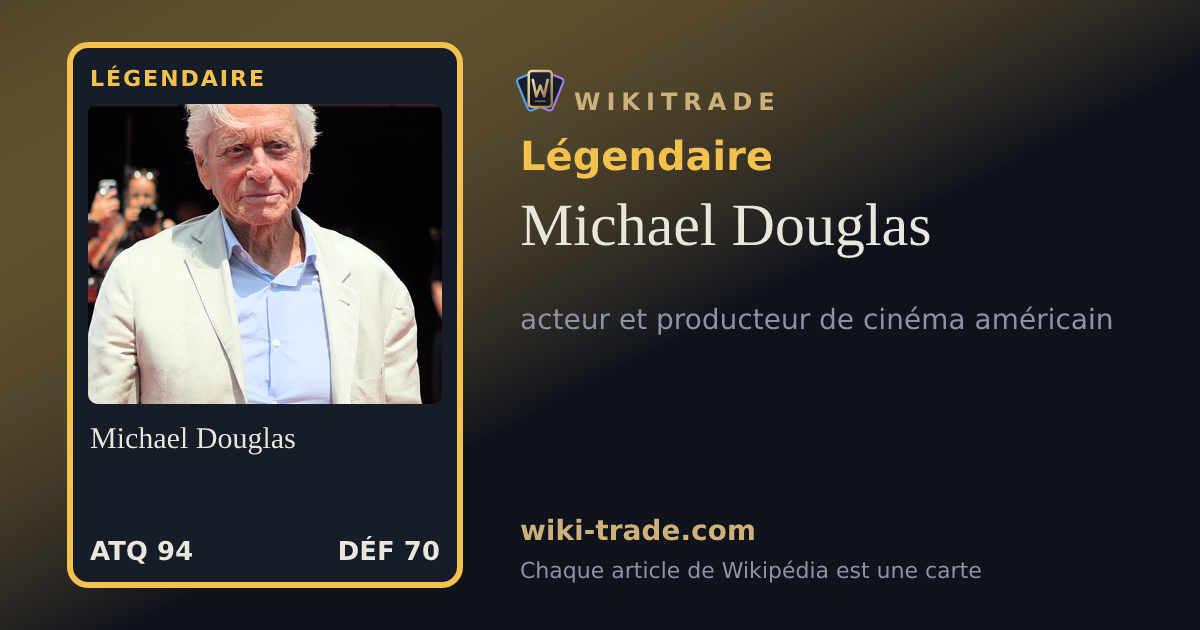 Michael Douglas — carte Légendaire