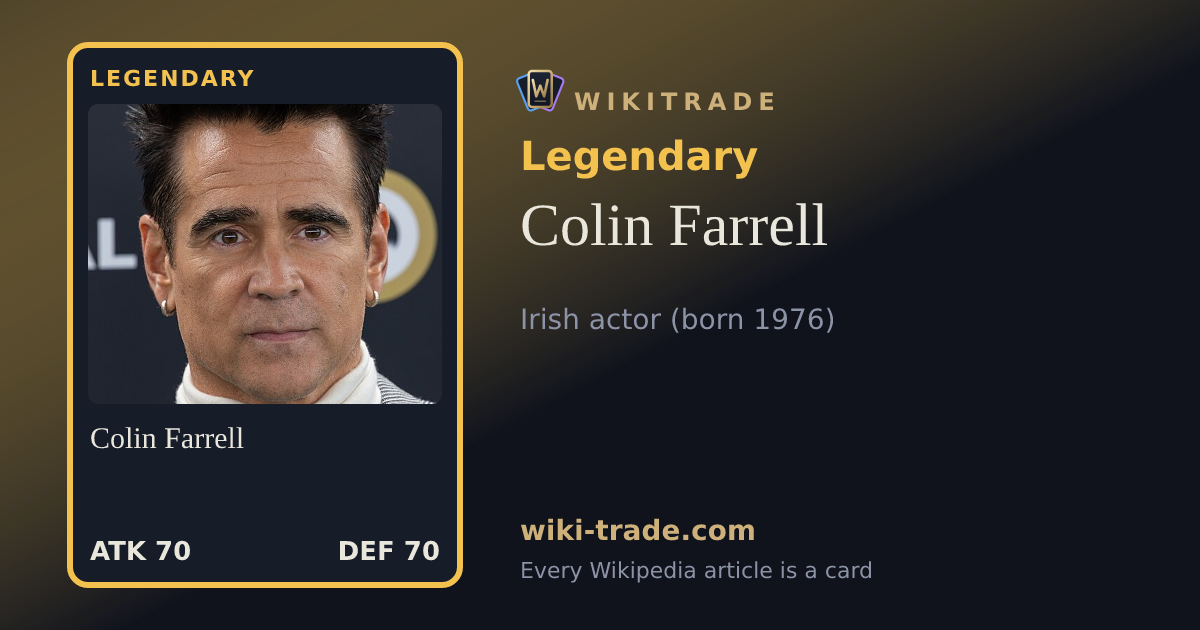 Colin Farrell — Legendary card