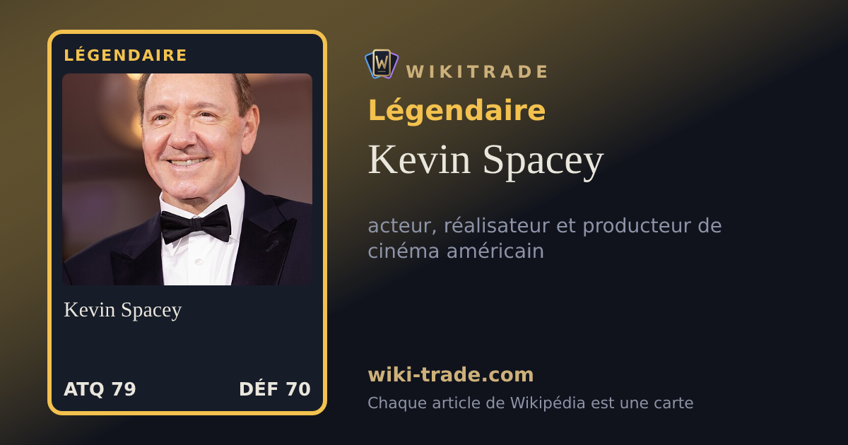 Kevin Spacey — carte Légendaire