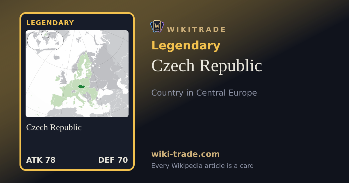 Czech Republic — Legendary card