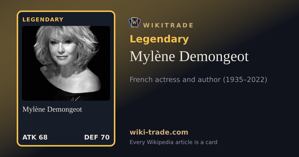 Mylène Demongeot — Legendary card