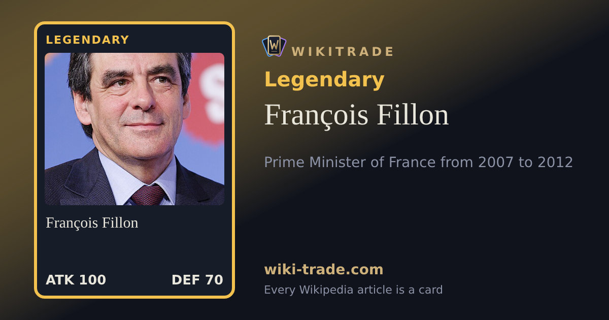 François Fillon — Legendary card