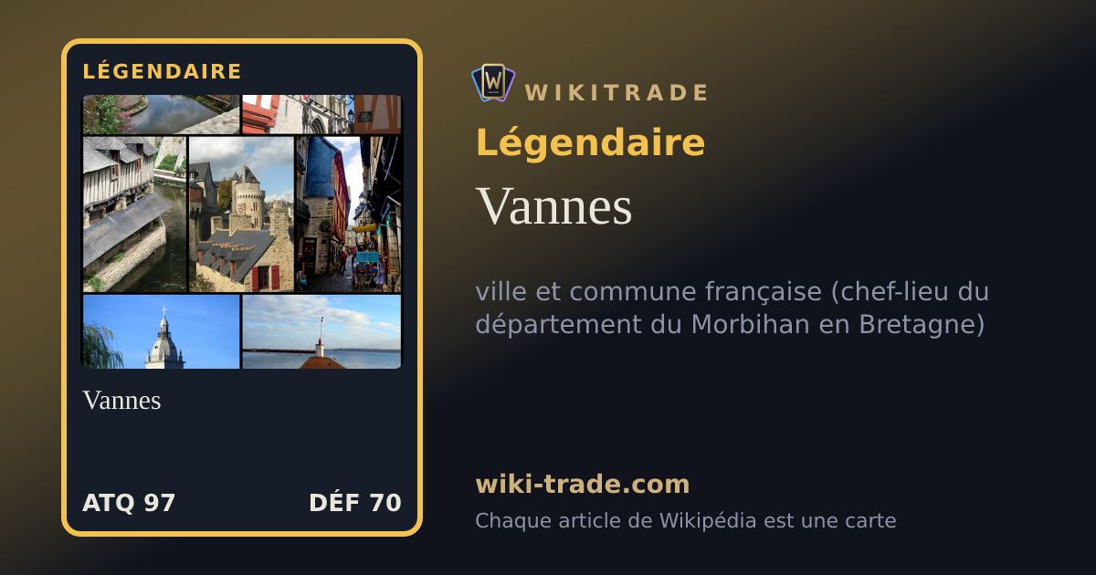 Vannes — carte Légendaire