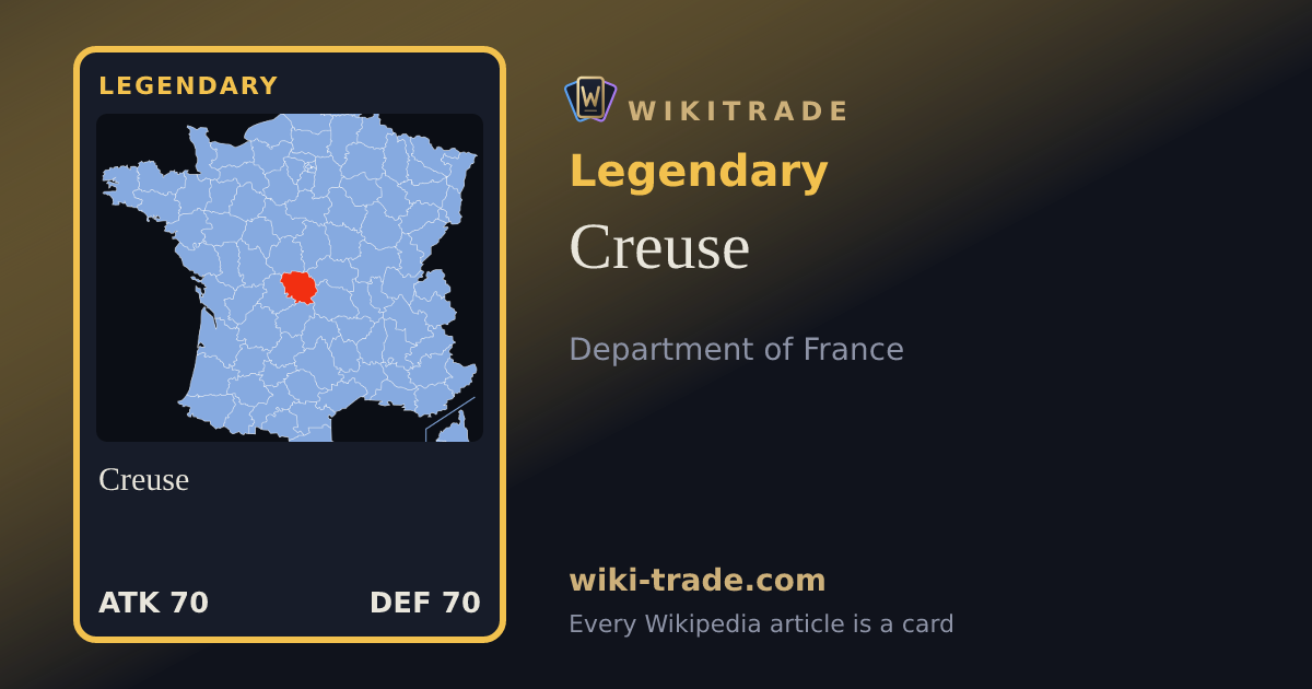 Creuse — Legendary card