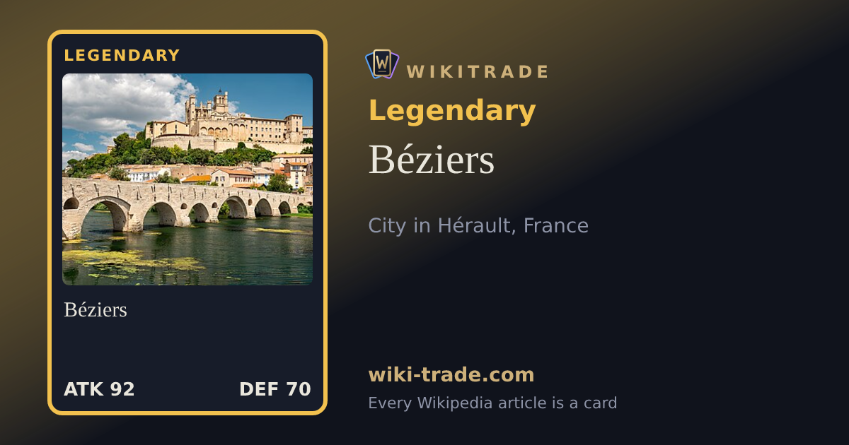 Béziers — Legendary card