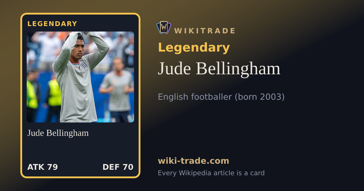 Jude Bellingham — Legendary card