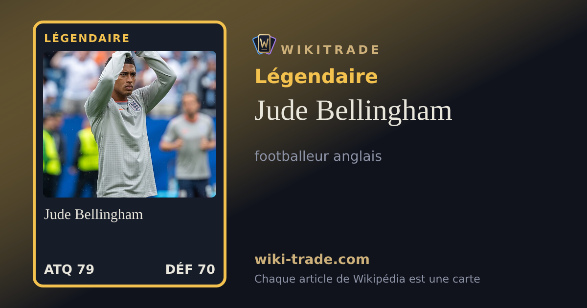 Jude Bellingham — carte Légendaire