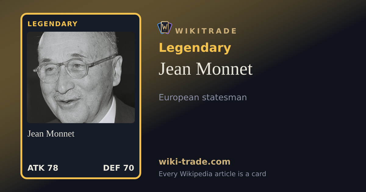 Jean Monnet — Legendary card
