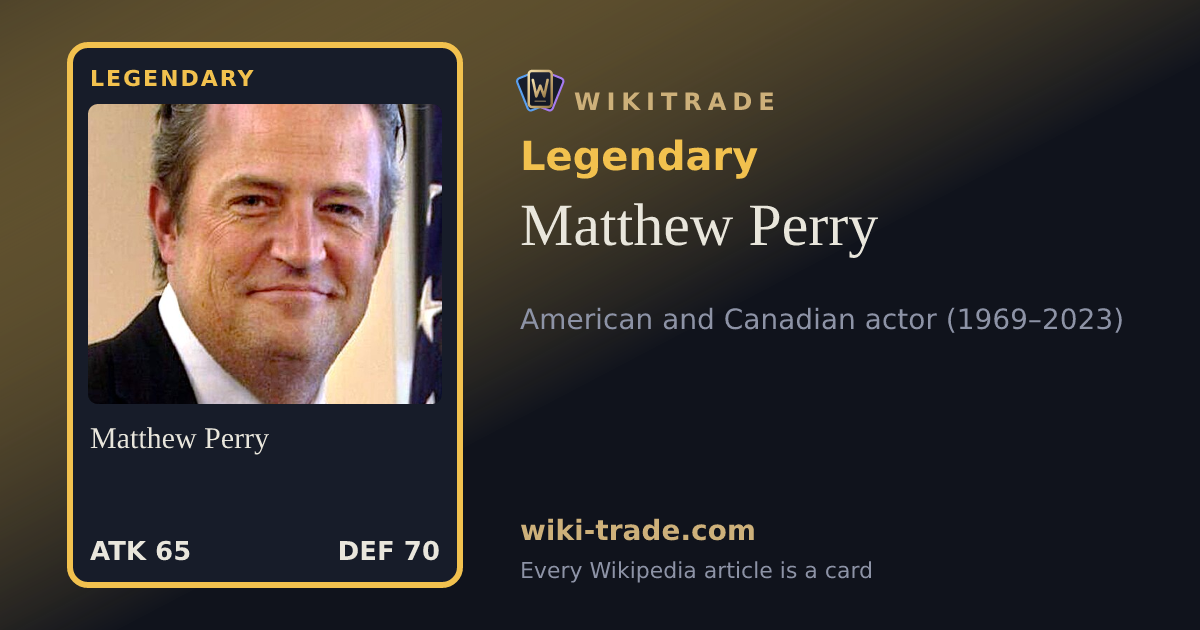 Matthew Perry — Legendary card