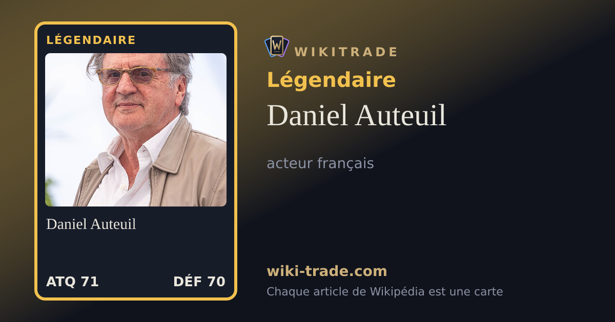Daniel Auteuil — carte Légendaire