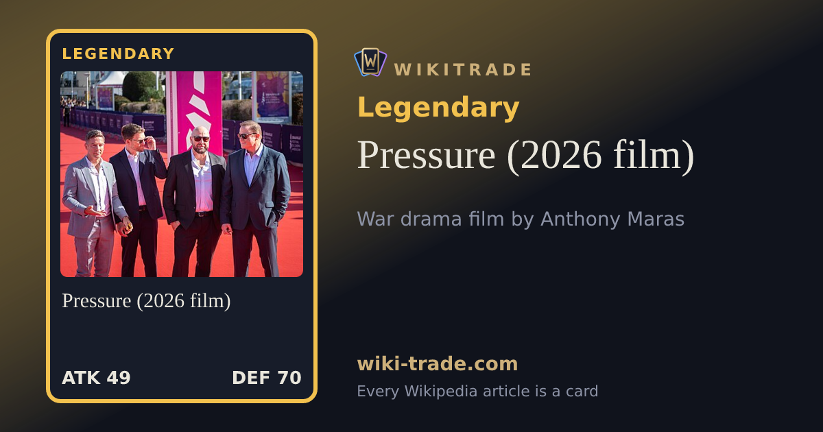 Pressure (2026 film) — Legendary card