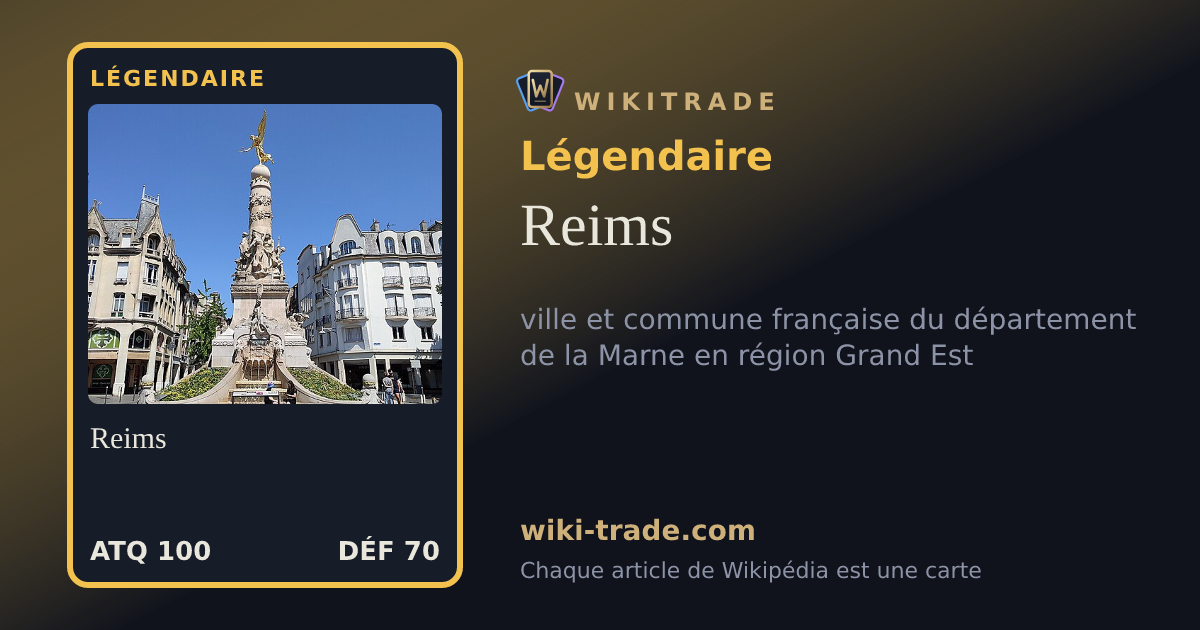 Reims — carte Légendaire