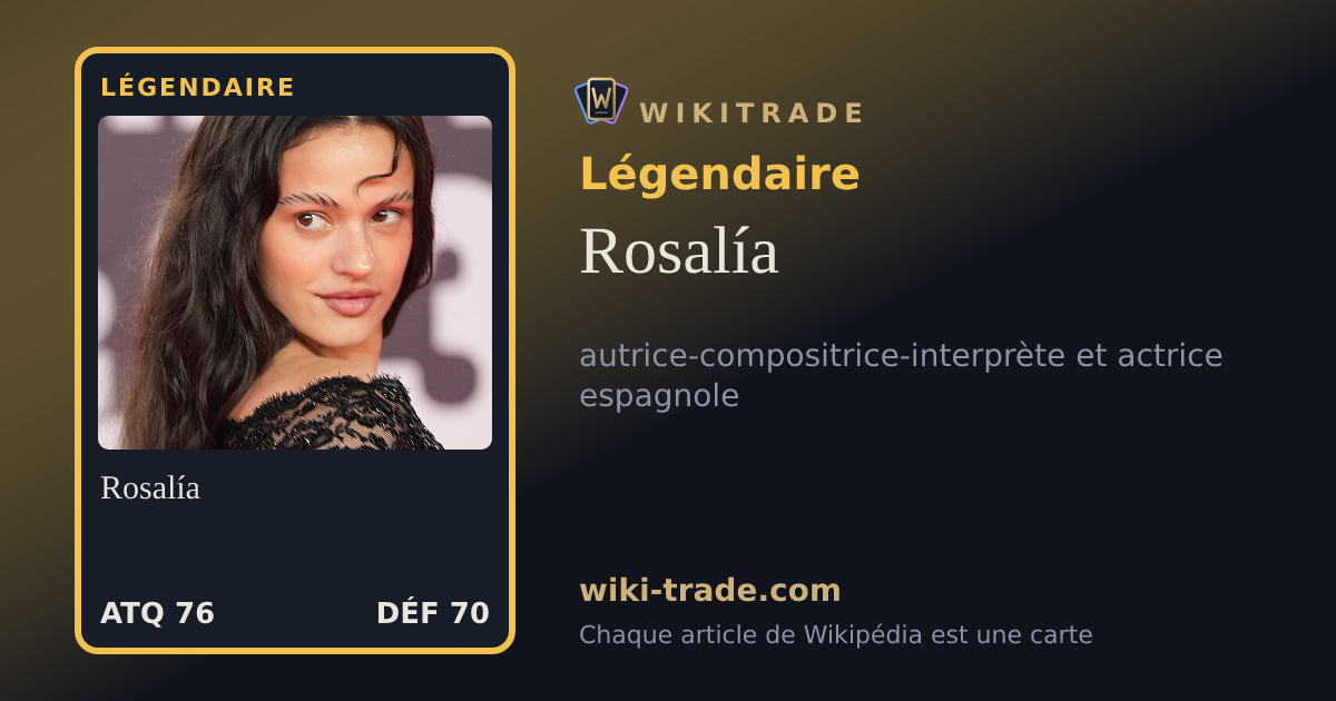 Rosalía — carte Légendaire