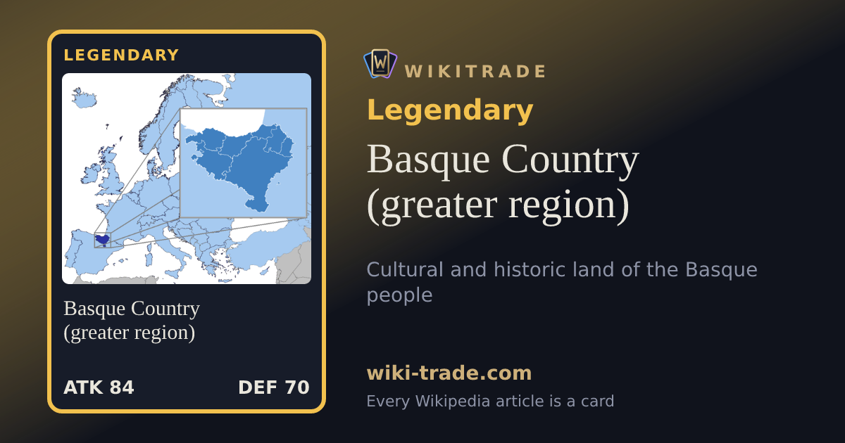 Basque Country (greater region) — Legendary card