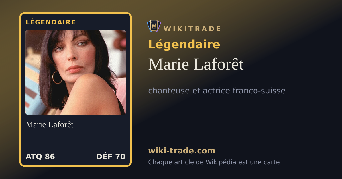 Marie Laforêt — carte Légendaire