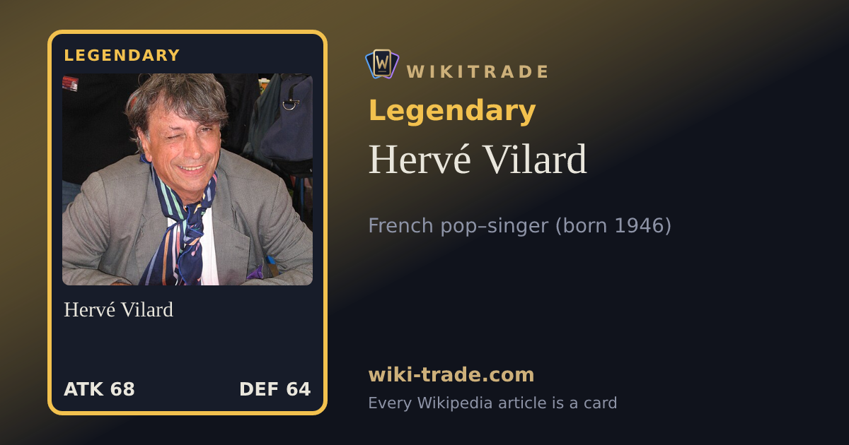 Hervé Vilard — Legendary card