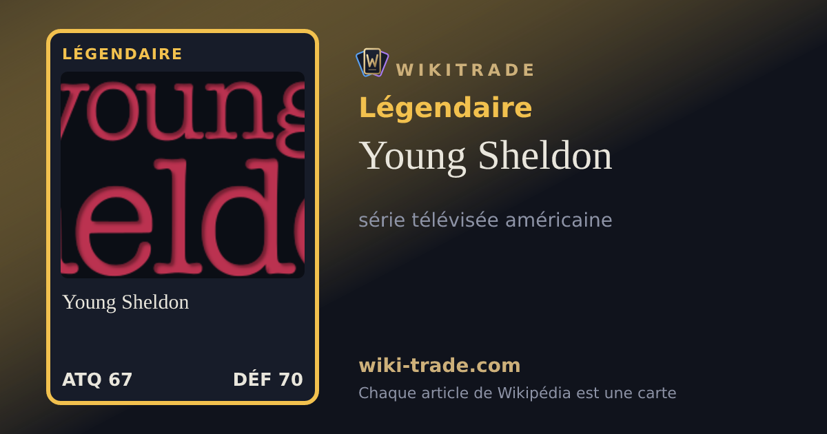 Young Sheldon — carte Légendaire